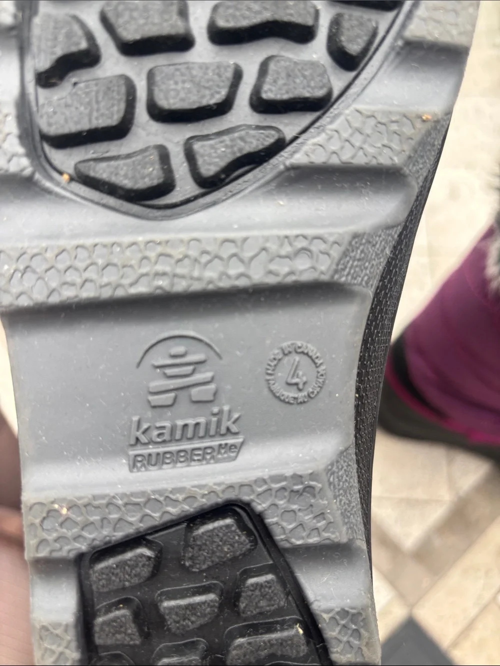 Kamik Kids Purple and Pink Insulated Snow Boots